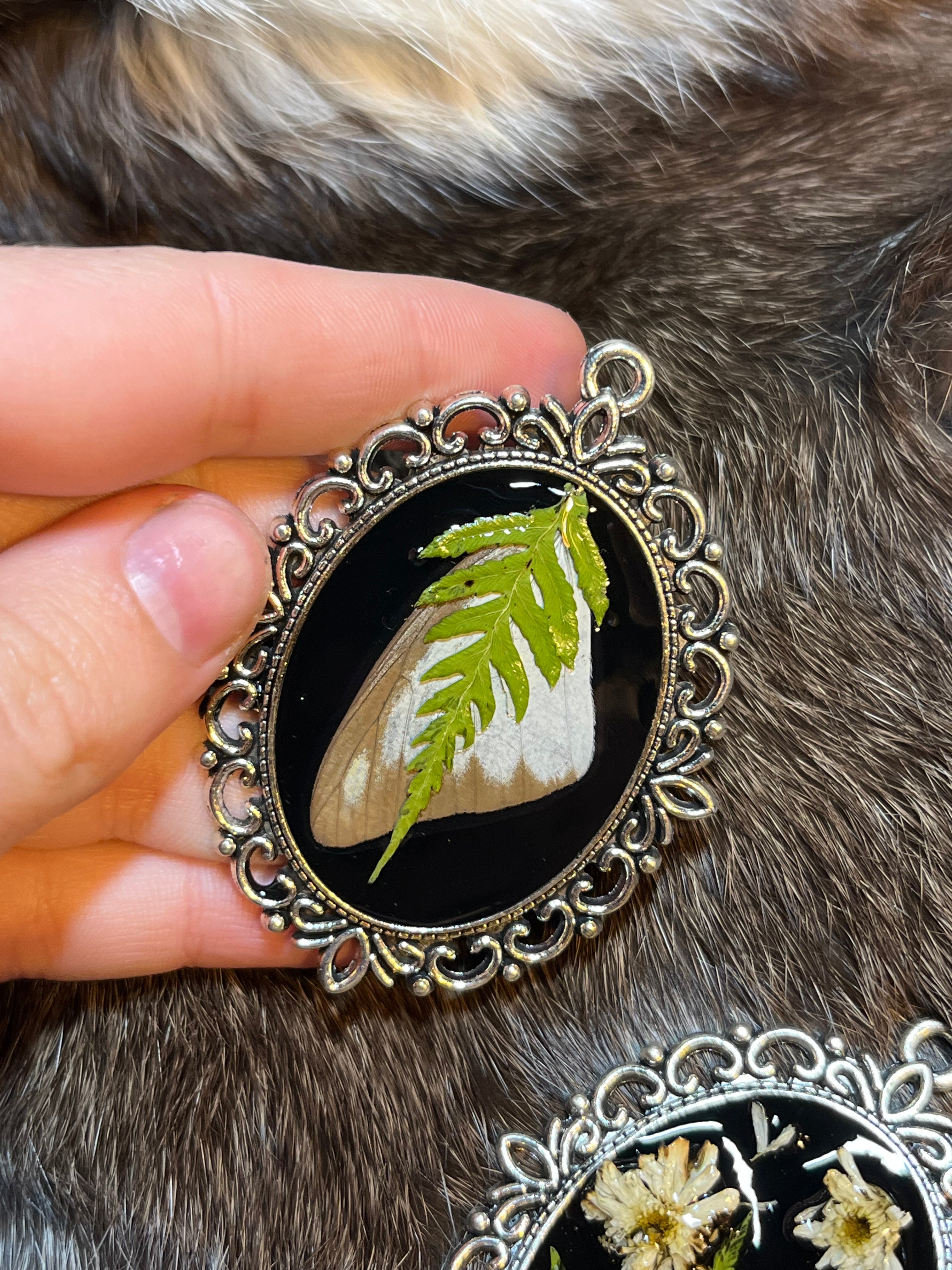 Fairy Wings Cameo Pendant